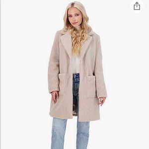 French Connection Teddy faux shearling coat